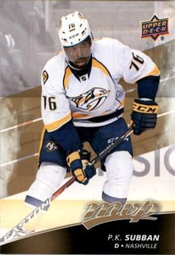 #225 P.K. Subban - Nashville Predators - 2017-18 Upper Deck MVP Hockey
