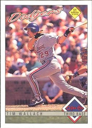 #225 Tim Wallach - Los Angeles Dodgers - 1993 O-Pee-Chee Baseball