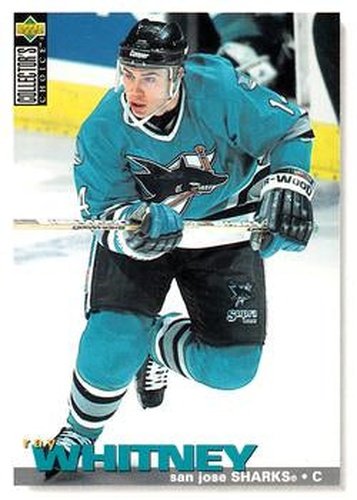 #225 Ray Whitney - San Jose Sharks - 1995-96 Collector's Choice Hockey