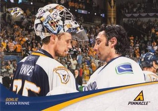 #225 Pekka Rinne - Nashville Predators - 2011-12 Panini Pinnacle Hockey