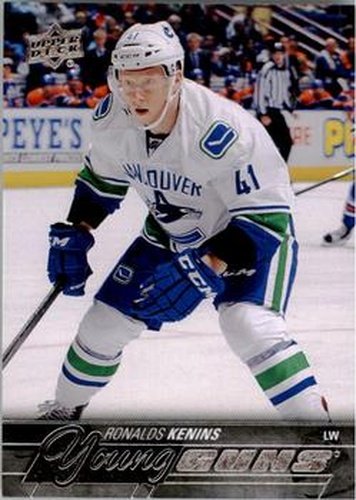#225 Ronalds Kenins - Vancouver Canucks - 2015-16 Upper Deck Hockey