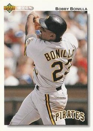 #225 Bobby Bonilla - Pittsburgh Pirates - 1992 Upper Deck Baseball