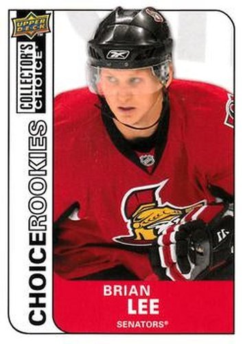 #225 Brian Lee - Ottawa Senators - 2008-09 Collector's Choice Hockey