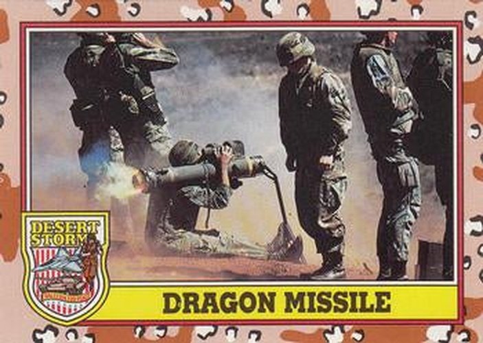 #225 Dragon Missile - 1991 Topps Desert Storm