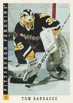 #225 Tom Barrasso - Pittsburgh Penguins - 1993-94 Score Canadian Hockey