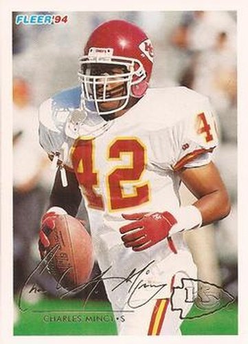 #225 Charles Mincy - Kansas City Chiefs - 1994 Fleer Football