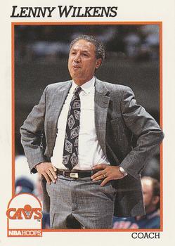 #225 Lenny Wilkens - Cleveland Cavaliers - 1991-92 Hoops Basketball