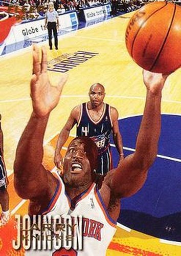 #225 Larry Johnson - New York Knicks - 1996-97 Fleer Basketball