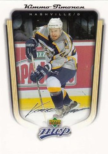 #225 Kimmo Timonen - Nashville Predators - 2005-06 Upper Deck MVP Hockey