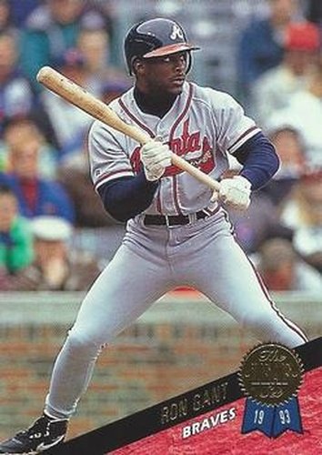 #225 Ron Gant - Atlanta Braves - 1993 Leaf Baseball