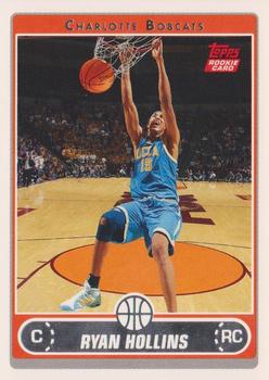 #225 Ryan Hollins - Charlotte Bobcats - 2006-07 Topps Basketball
