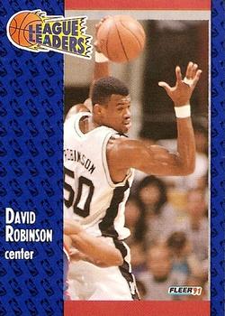 #225 David Robinson - San Antonio Spurs - 1991-92 Fleer Basketball