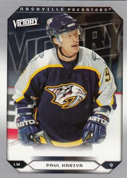 #226 Paul Kariya - Nashville Predators - 2005-06 Upper Deck Victory Hockey