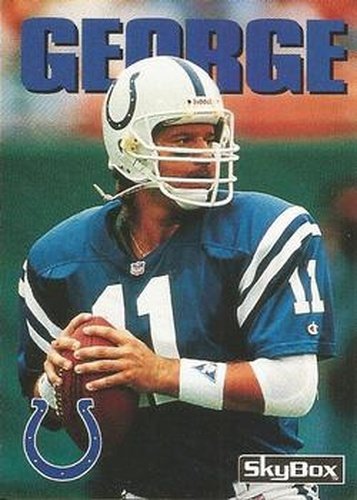 #226 Jeff George - Indianapolis Colts - 1992 SkyBox Impact Football