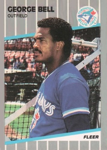 #226 George Bell - Toronto Blue Jays - 1989 Fleer Baseball