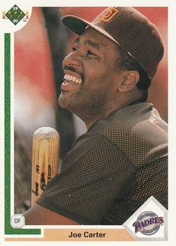 #226 Joe Carter - San Diego Padres - 1991 Upper Deck Baseball