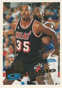 #226 Kevin Gamble - Miami Heat - 1995-96 Topps Basketball
