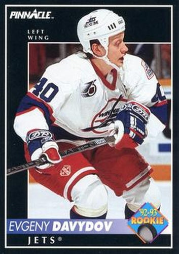 #226 Evgeny Davydov - Winnipeg Jets - 1992-93 Pinnacle Canadian Hockey