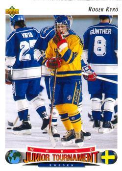 #226 Roger Kyro - Sweden - 1992-93 Upper Deck Hockey