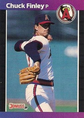 #226 Chuck Finley - California Angels - 1989 Donruss Baseball
