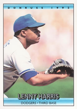 #226 Lenny Harris - Los Angeles Dodgers - 1992 Donruss Baseball