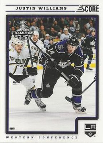 #226 Justin Williams - Los Angeles Kings - 2012-13 Score Hockey
