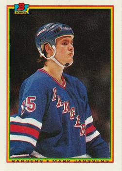#226 Mark Janssens - New York Rangers - 1990-91 Bowman Hockey