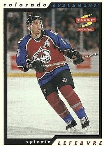 #226 Sylvain Lefebvre - Colorado Avalanche - 1996-97 Score Hockey