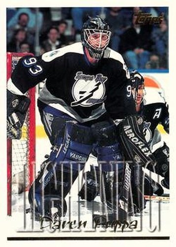 #226 Daren Puppa - Tampa Bay Lightning - 1995-96 Topps Hockey