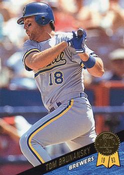 #226 Tom Brunansky - Milwaukee Brewers - 1993 Leaf Baseball