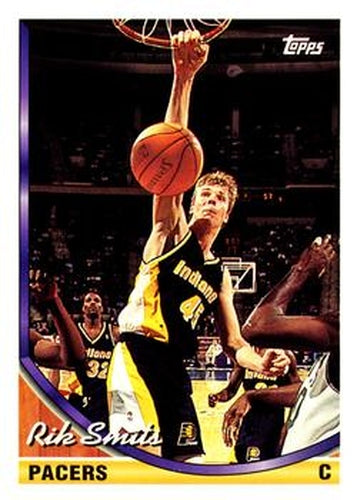 #226 Rik Smits - Indiana Pacers - 1993-94 Topps Basketball