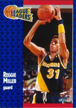 #226 Reggie Miller - Indiana Pacers - 1991-92 Fleer Basketball