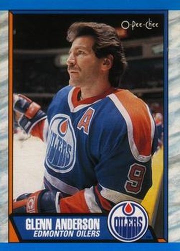#226 Glenn Anderson - Edmonton Oilers - 1989-90 O-Pee-Chee Hockey