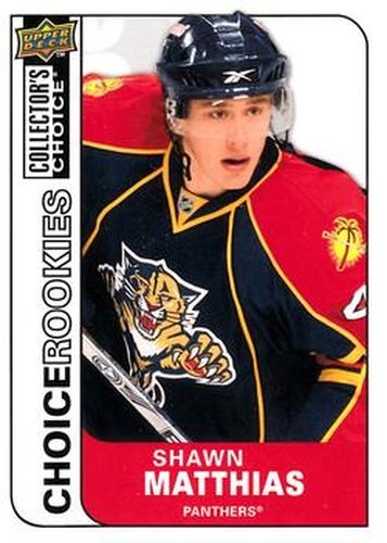 #226 Shawn Matthias - Florida Panthers - 2008-09 Collector's Choice Hockey