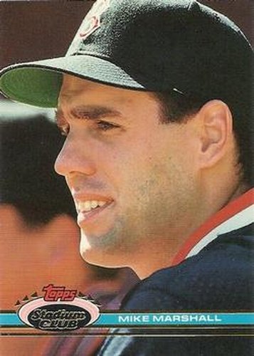 #226 Mike Marshall - Boston Red Sox - 1991 Stadium Club Baseball
