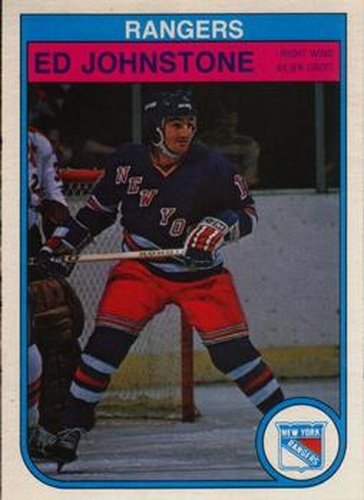 #226 Ed Johnstone - New York Rangers - 1982-83 O-Pee-Chee Hockey