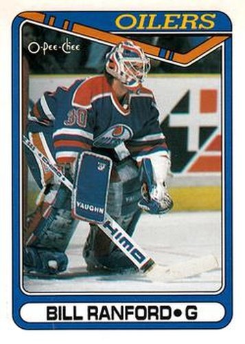 #226 Bill Ranford - Edmonton Oilers - 1990-91 O-Pee-Chee Hockey