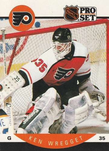 #226 Ken Wregget - Philadelphia Flyers - 1990-91 Pro Set Hockey