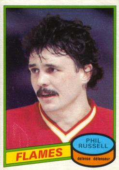 #226 Phil Russell - Calgary Flames - 1980-81 O-Pee-Chee Hockey