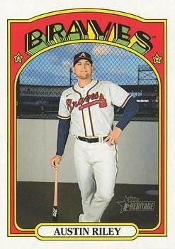 #226 Austin Riley - Atlanta Braves - 2021 Topps Heritage Baseball