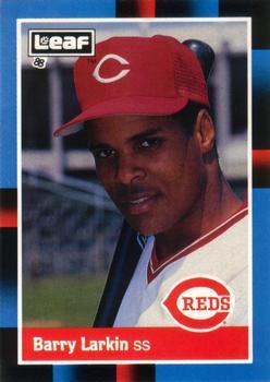 #226 Barry Larkin - Cincinnati Reds - 1988 Leaf Baseball