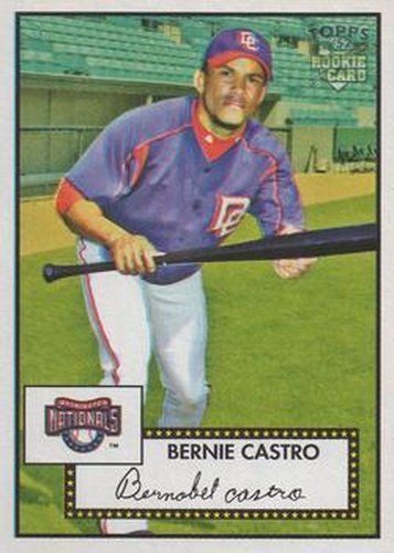 #226 Bernie Castro - Washington Nationals - 2006 Topps 1952 Edition Baseball