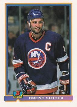 #226 Brent Sutter - New York Islanders - 1991-92 Bowman Hockey