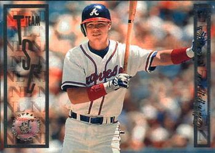 #226 Chipper Jones - Atlanta Braves - 1996 Stadium Club Baseball