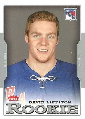 #226 David Liffiton - New York Rangers - 2006-07 Fleer Hockey