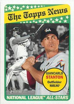 #226 Giancarlo Stanton - Miami Marlins - 2018 Topps Heritage Baseball