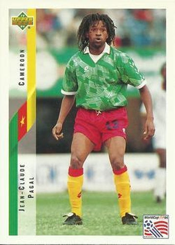 #226 Jean-Claude Pagal - Cameroon - 1994 Upper Deck World Cup Contenders English/Spanish Soccer