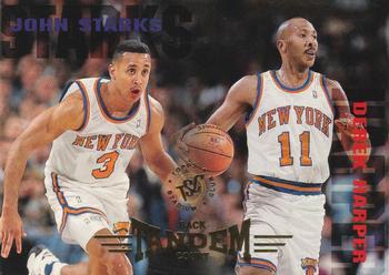 #226 John Starks / Derek Harper - New York Knicks - 1994-95 Stadium Club Basketball