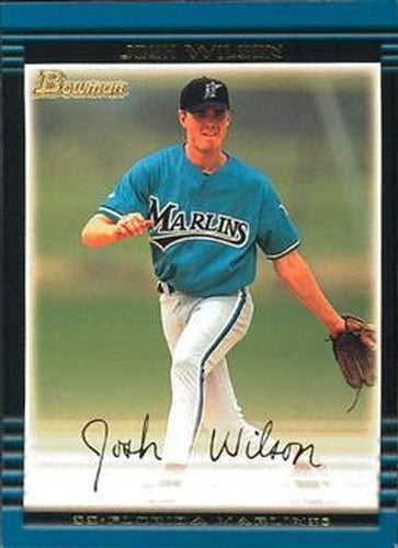 #226 Josh Wilson - Florida Marlins - 2002 Bowman Baseball