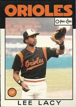 #226 Lee Lacy - Baltimore Orioles - 1986 O-Pee-Chee Baseball